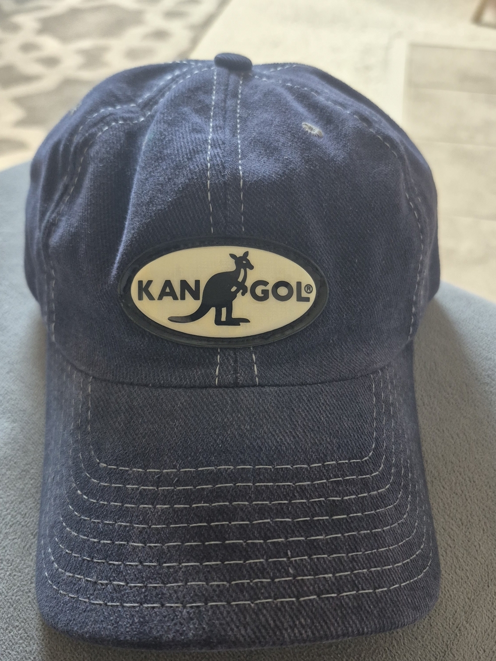 Kangol Men's Navy Baseball Cap - Classic Logo